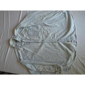 Vintage Lee Sport Green Bay Packers Embroidered Denim Shirt 2XL See Desc